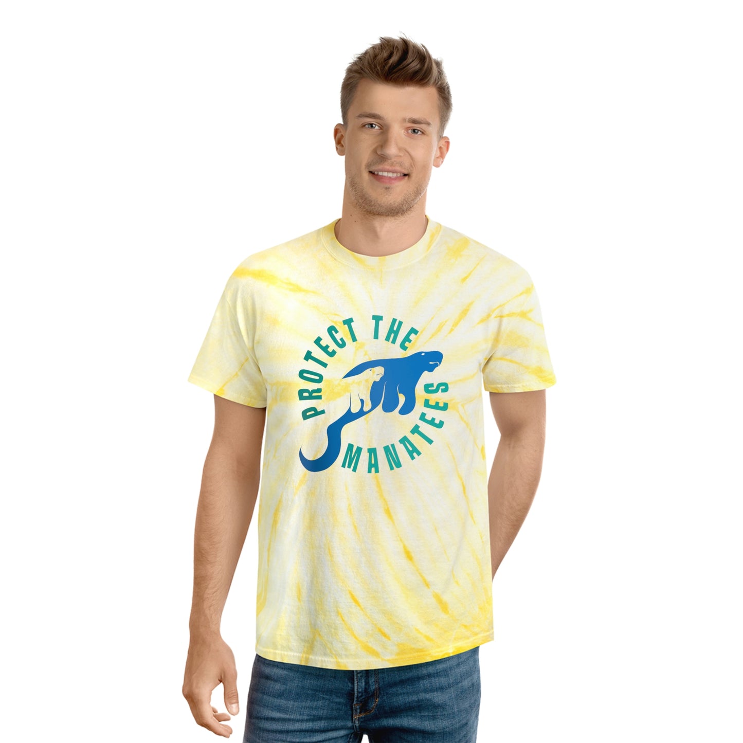 Protect The Manatees Tie-Dye Shirt