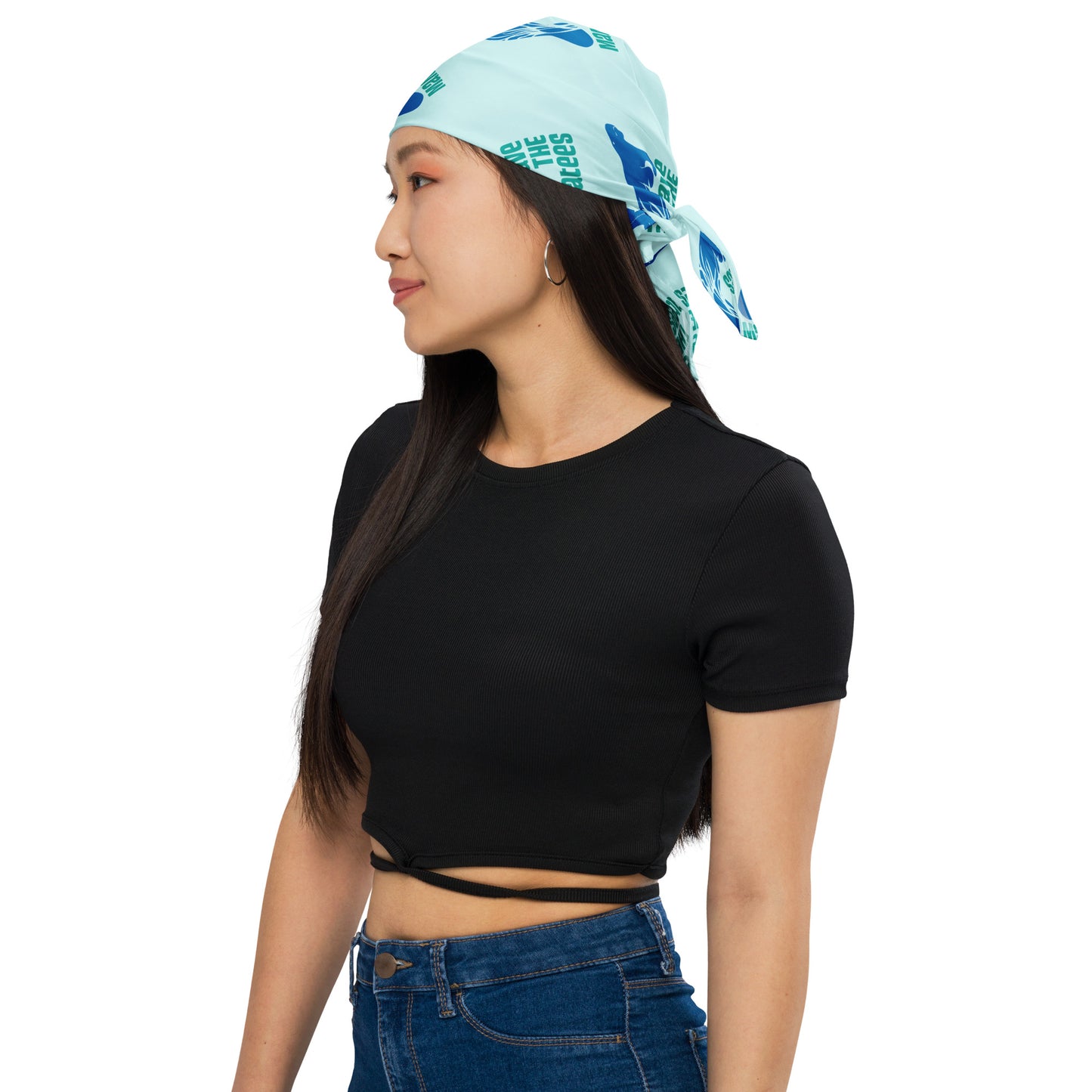 Save the Manatees Graphic All-Over Print Bandana