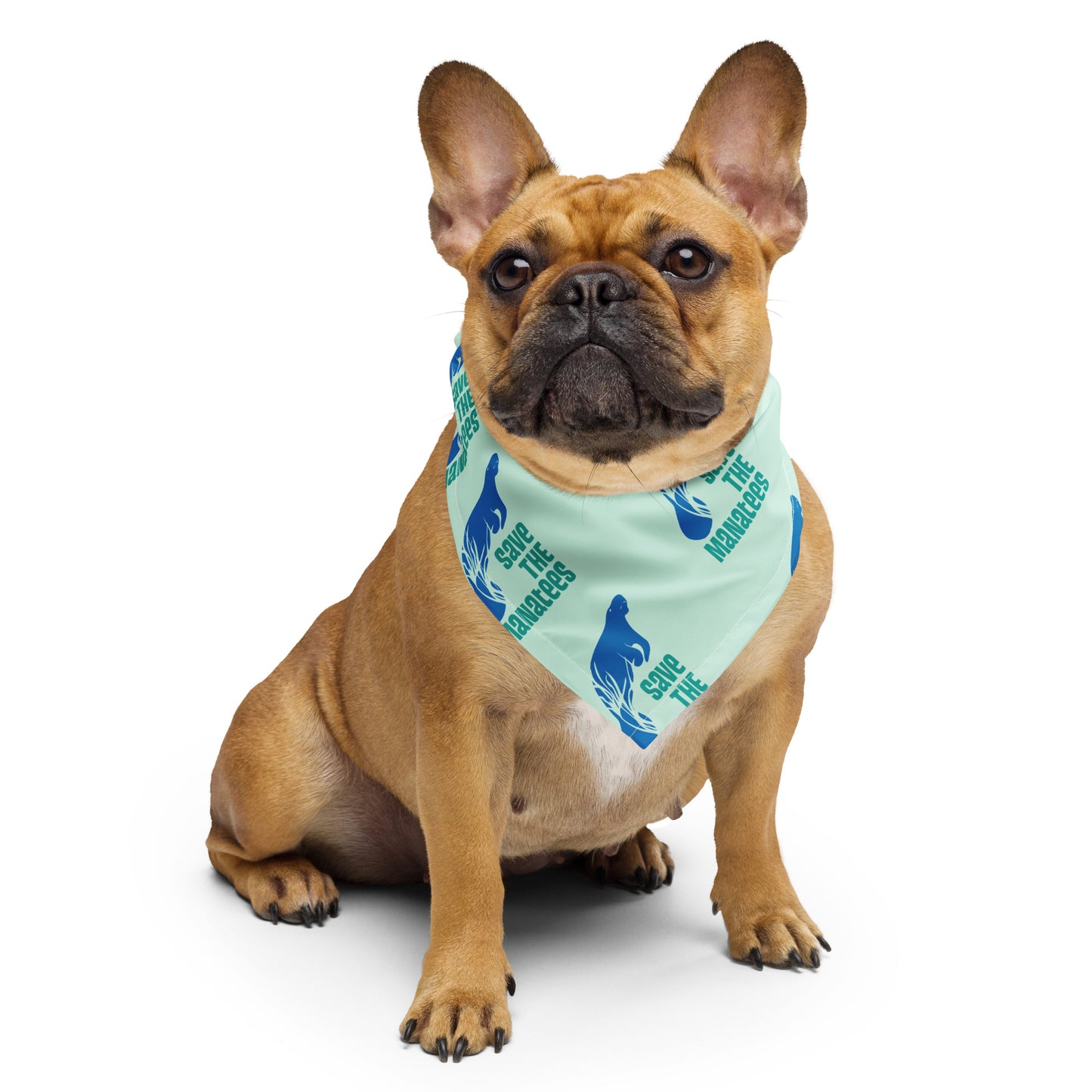 Save the Manatees Graphic All-Over Print Bandana