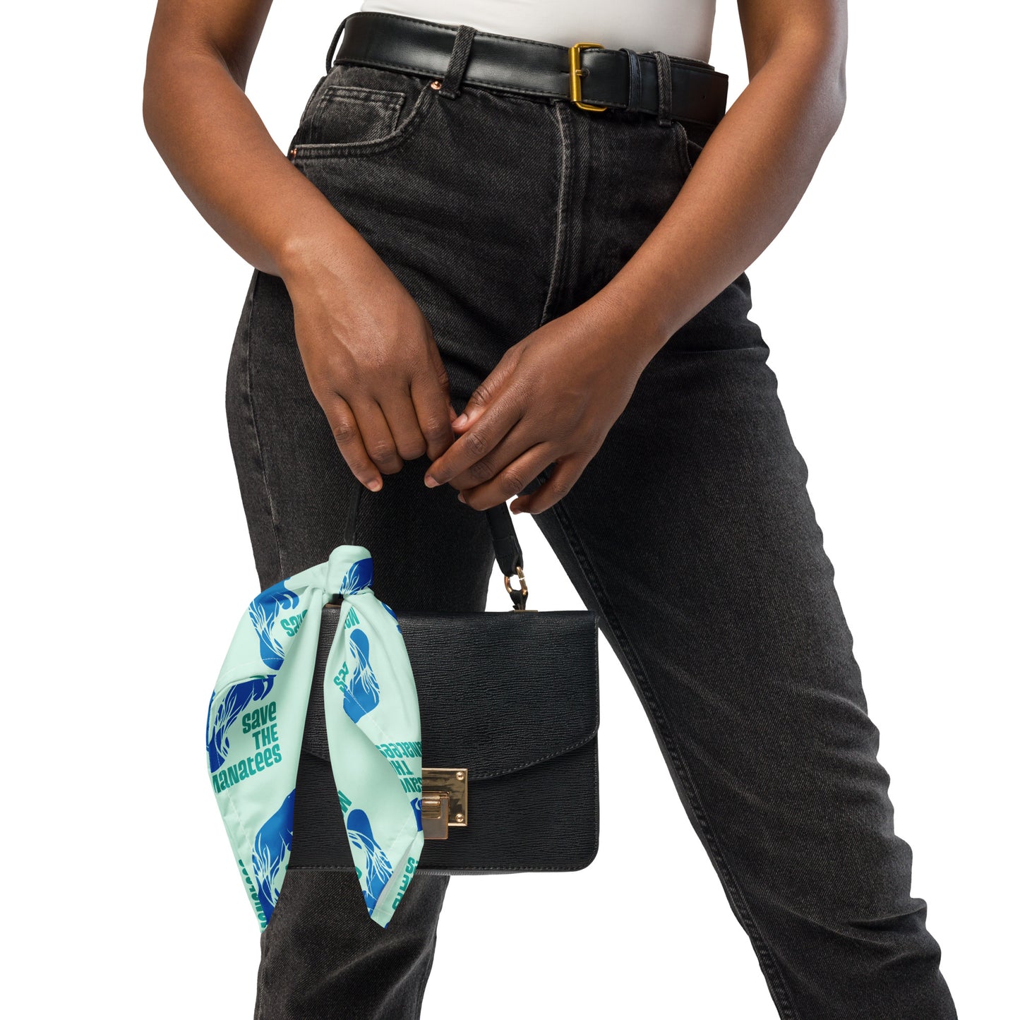 Save the Manatees Graphic All-Over Print Bandana