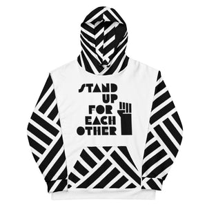 Open image in slideshow, Stand Up For Each Other Social Justice Adult Custom Hoodie
