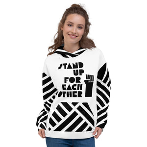 Stand Up For Each Other Social Justice Adult Custom Hoodie