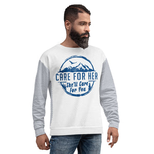 Climate Change All Over Print Adult Crewneck Sweatshirt