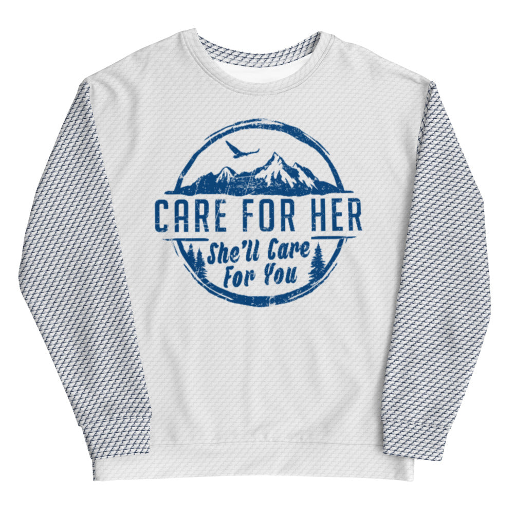Climate Change All Over Print Adult Crewneck Sweatshirt