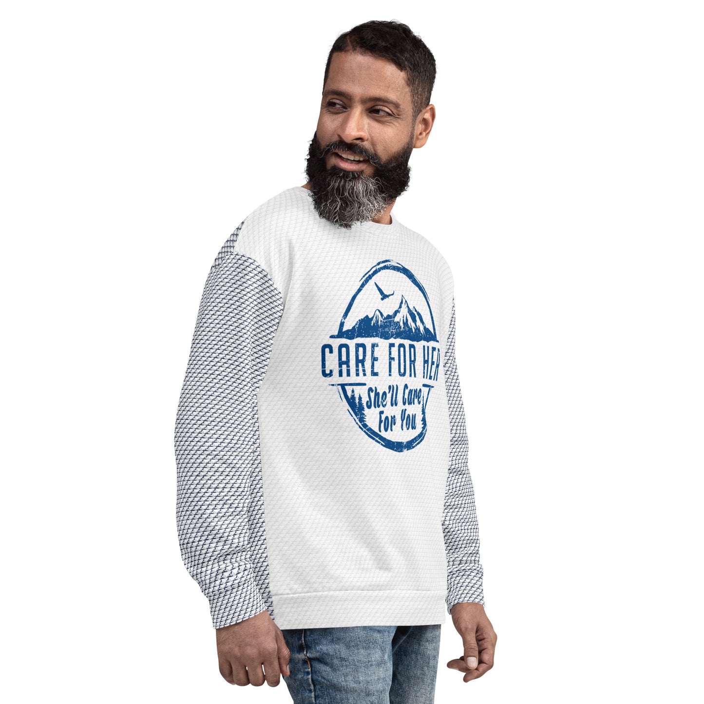 Climate Change All Over Print Adult Crewneck Sweatshirt