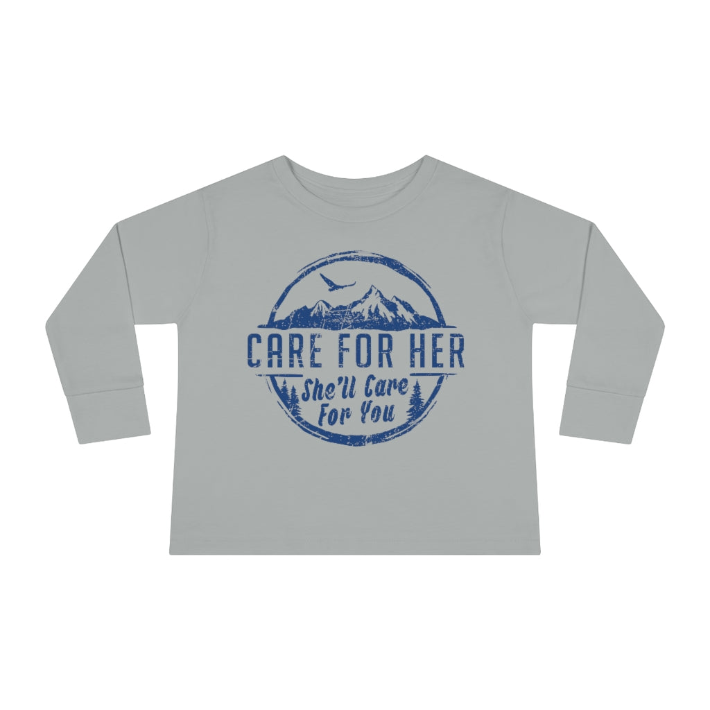 Climate Change Toddler Long Sleeve Shirt