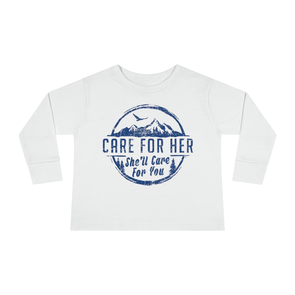 Climate Change Toddler Long Sleeve Shirt