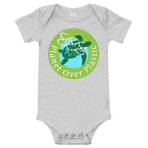 Open image in slideshow, Planet Over Plastic Baby Short Sleeve One Piece

