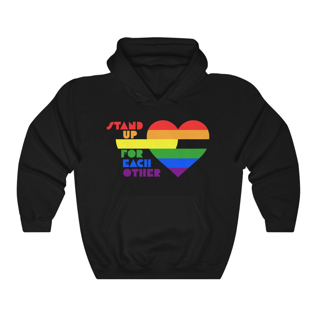 Stand Up For Each Other Pride Unisex Heavy Blend™ Hoodie