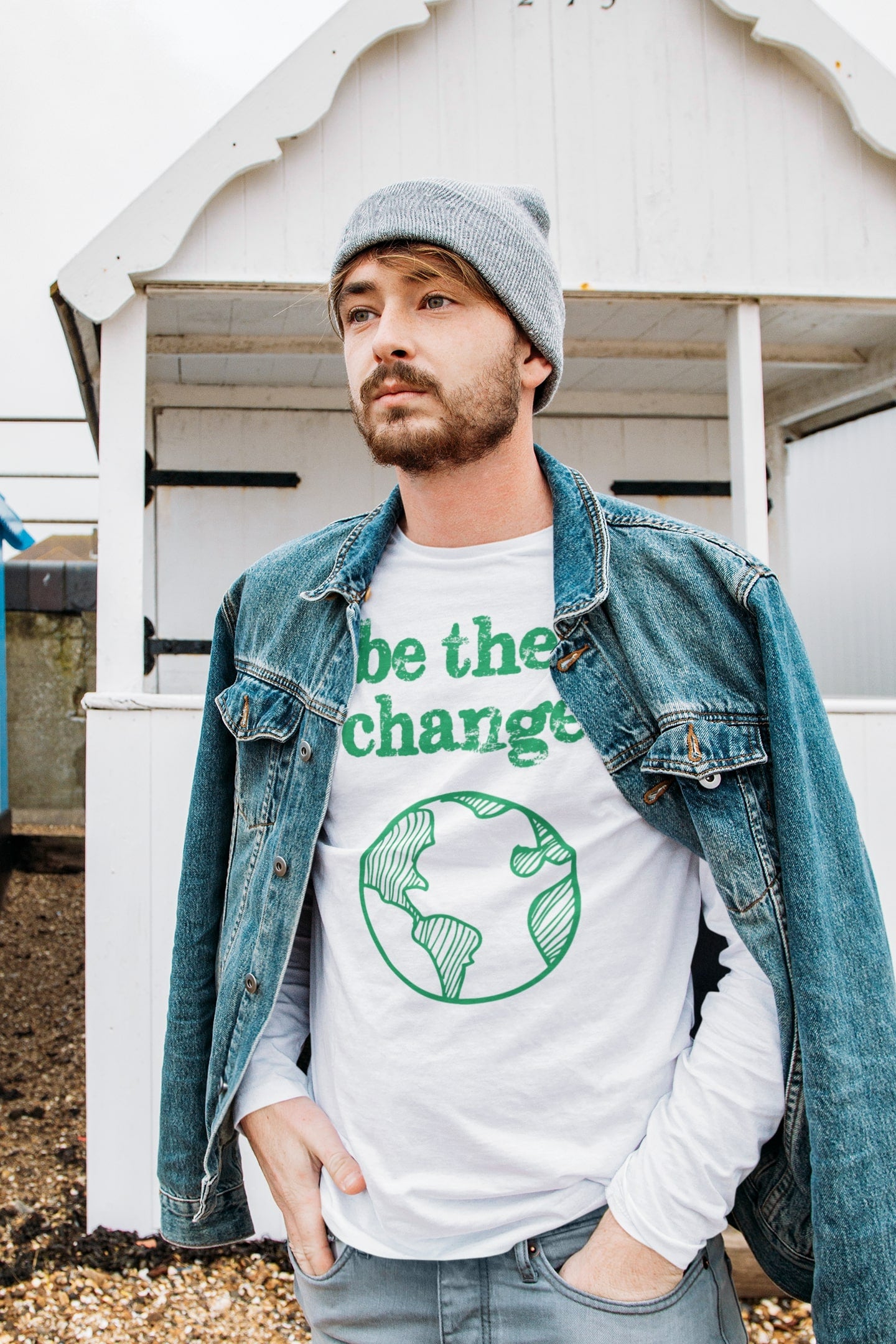 Be The Change Against Climate Change Unisex Long Sleeve Tee