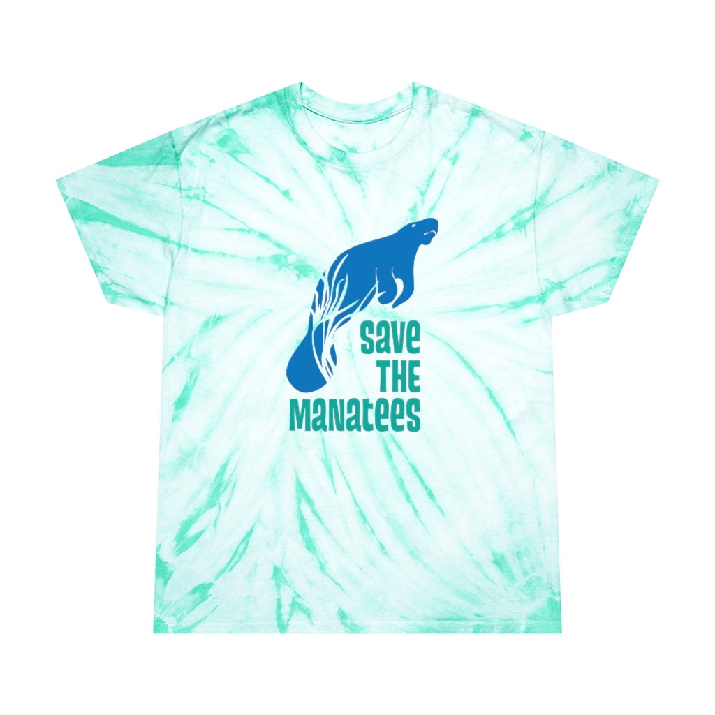 Save the Manatees Tie-Dye Shirt