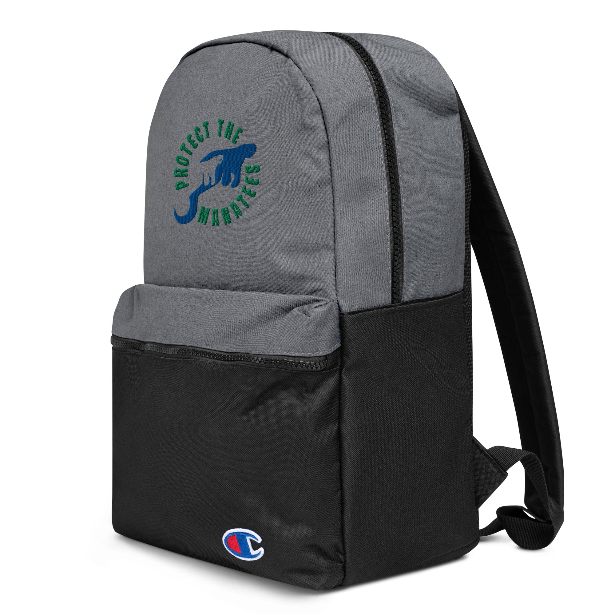 Protect the Manatees Embroidered Champion Backpack