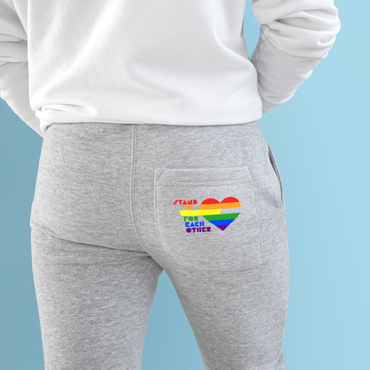 Stand Up For Each Other Pride Premium Fleece Pants