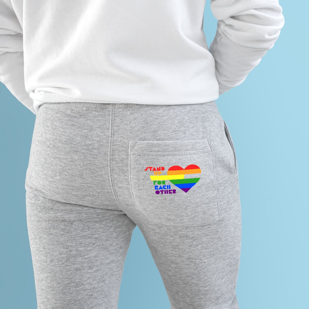 Stand Up For Each Other Pride Premium Fleece Pants