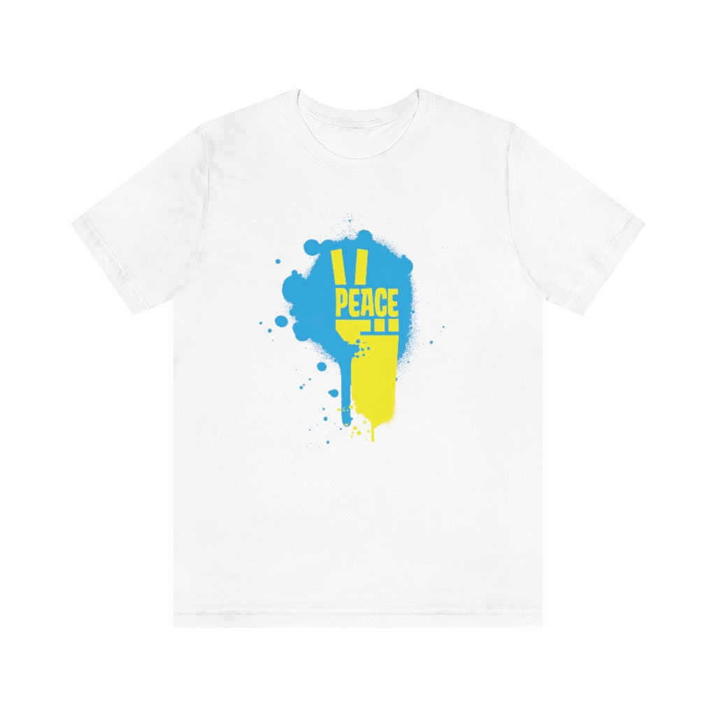 Peace for Ukraine Unisex Jersey Short Sleeve Shirt
