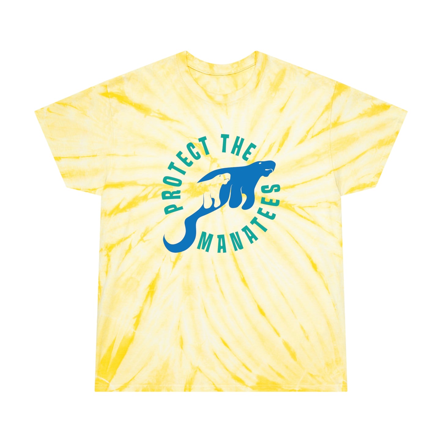 Protect The Manatees Tie-Dye Shirt