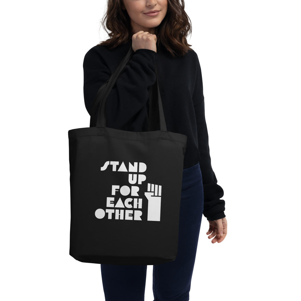 Stand Up For Each Other Social Justice Eco Tote Bag