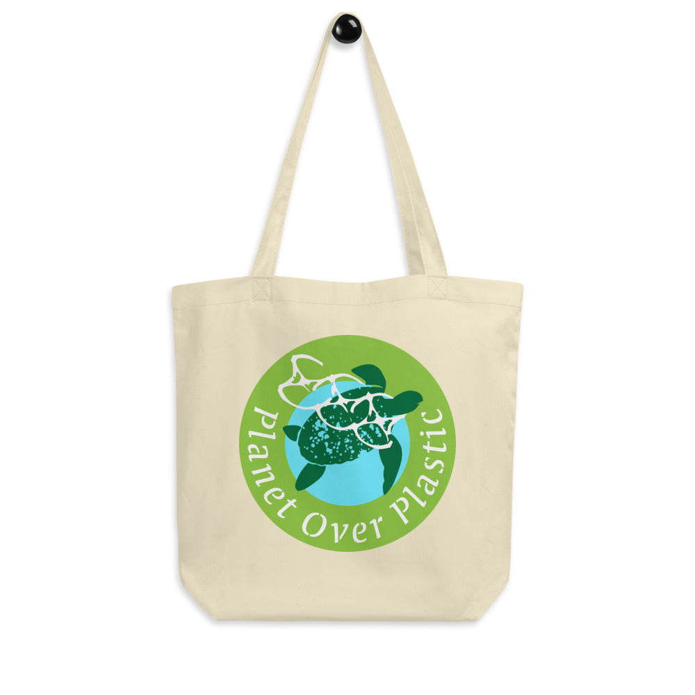 Planet Over Plastic Keep the Sea Plastic Free Sustainable Tote Bag