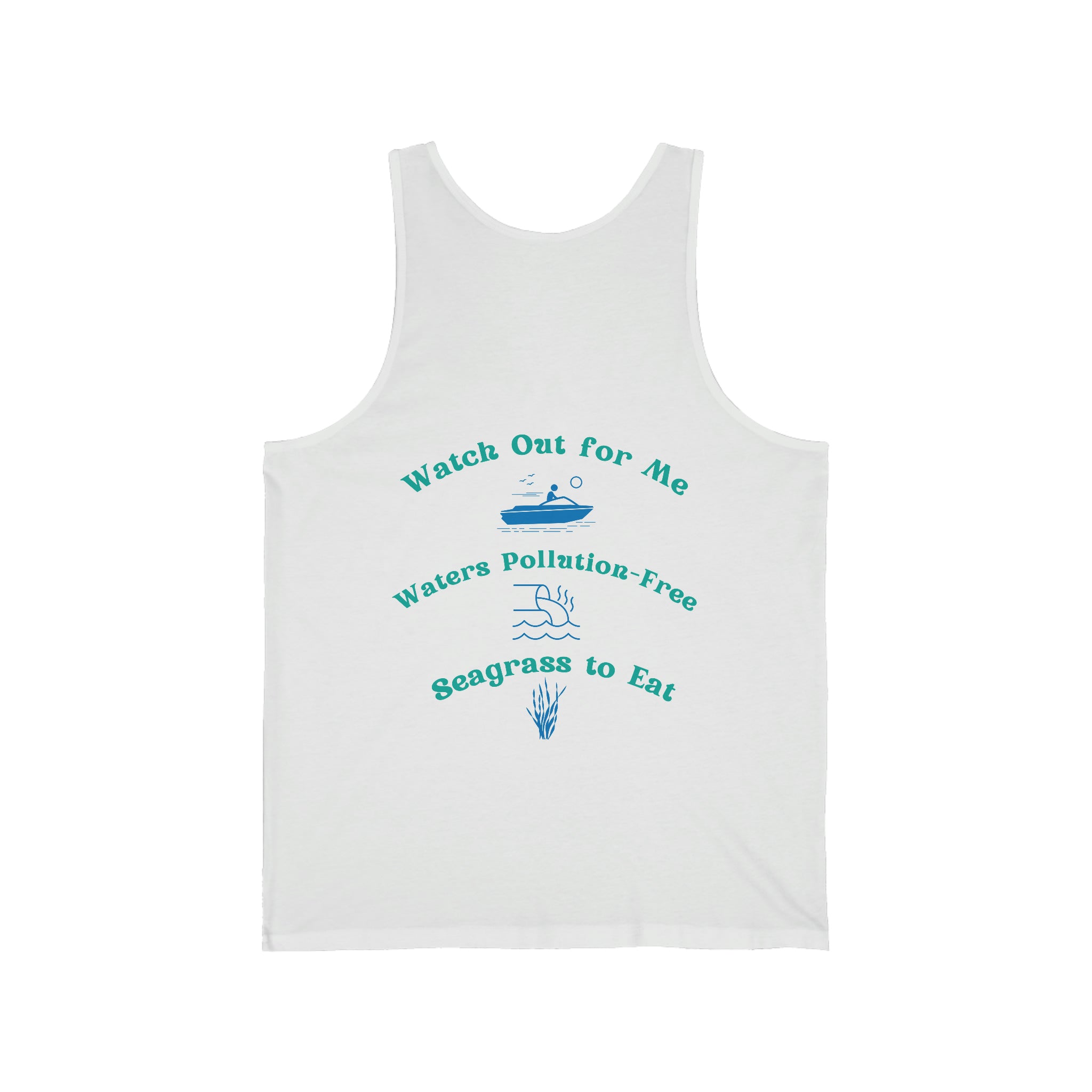 Protect The Manatees Unisex Jersey Tank