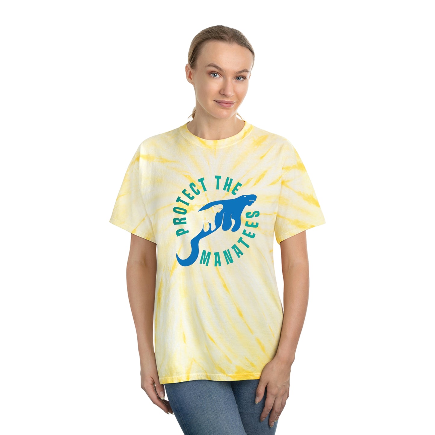 Protect The Manatees Tie-Dye Shirt
