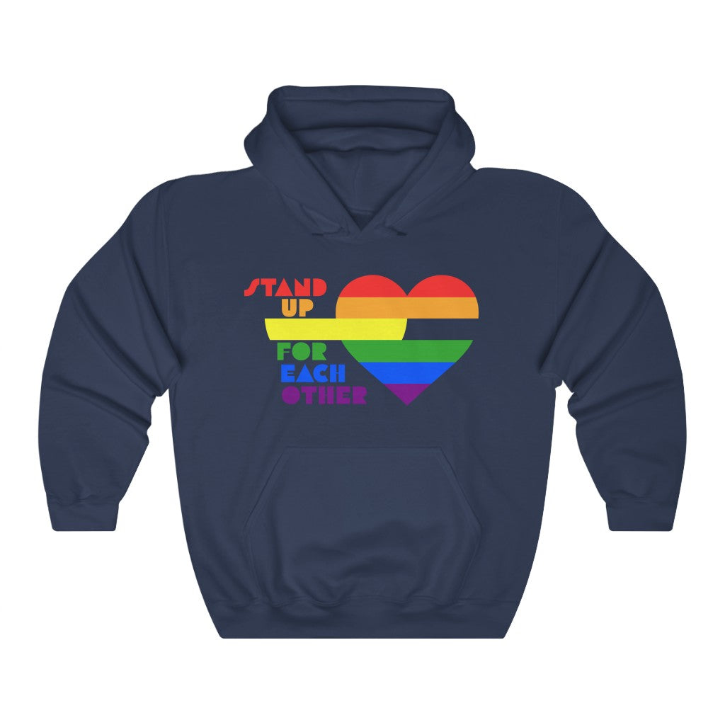 Stand Up For Each Other Pride Unisex Heavy Blend™ Hoodie