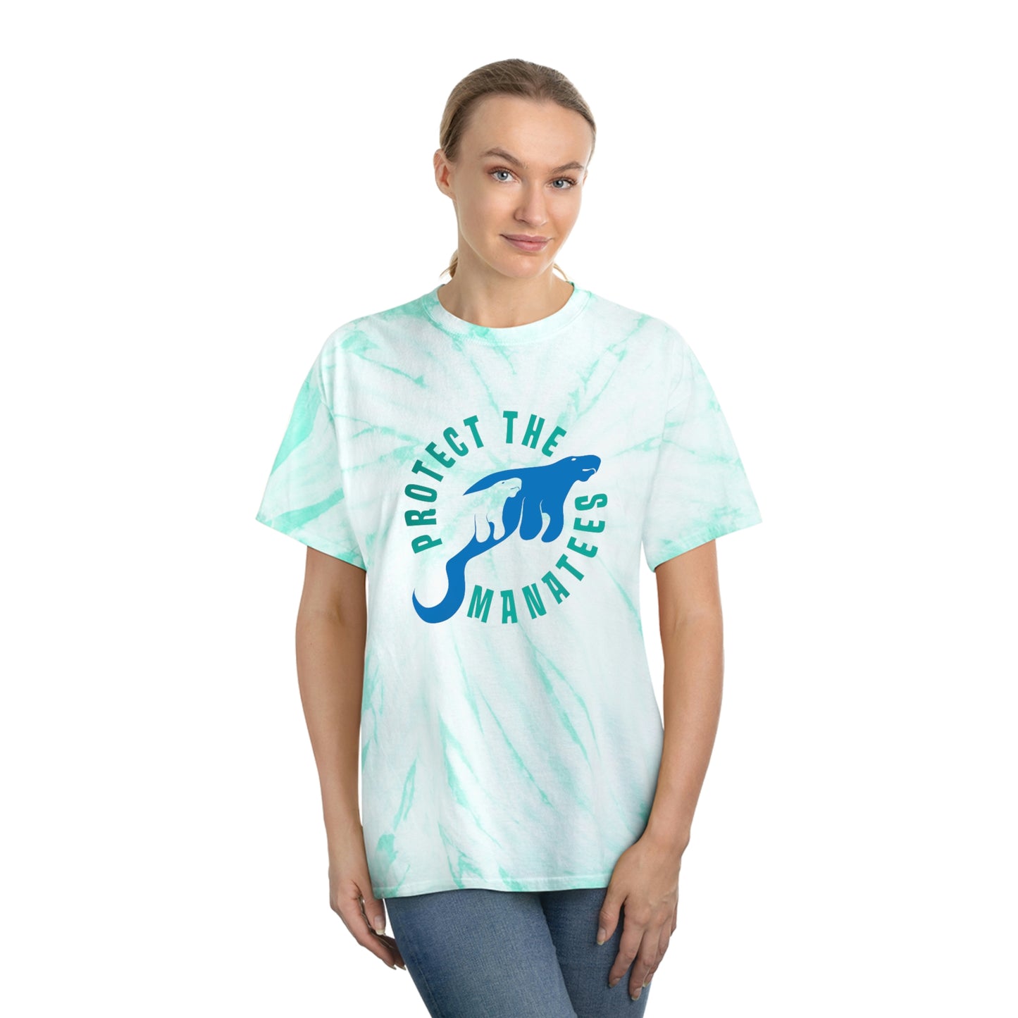 Protect The Manatees Tie-Dye Shirt