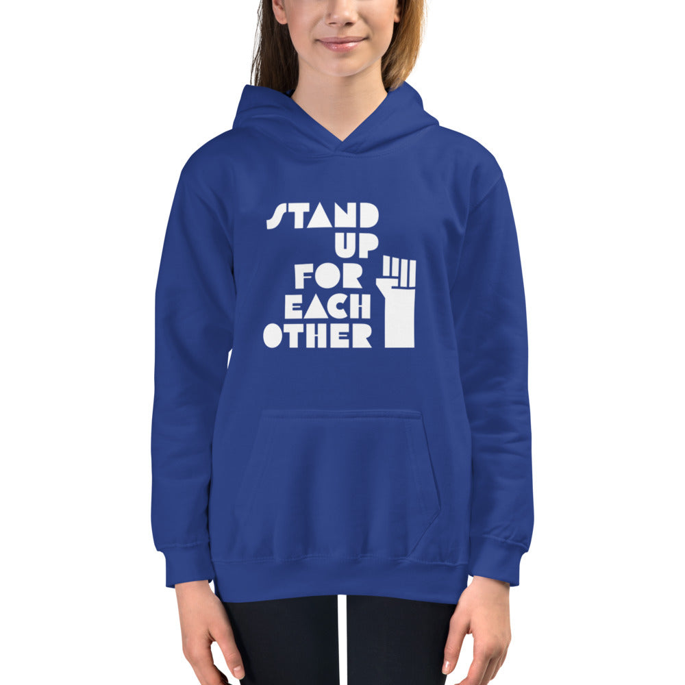 Stand Up For Each Other Kids Hoodie