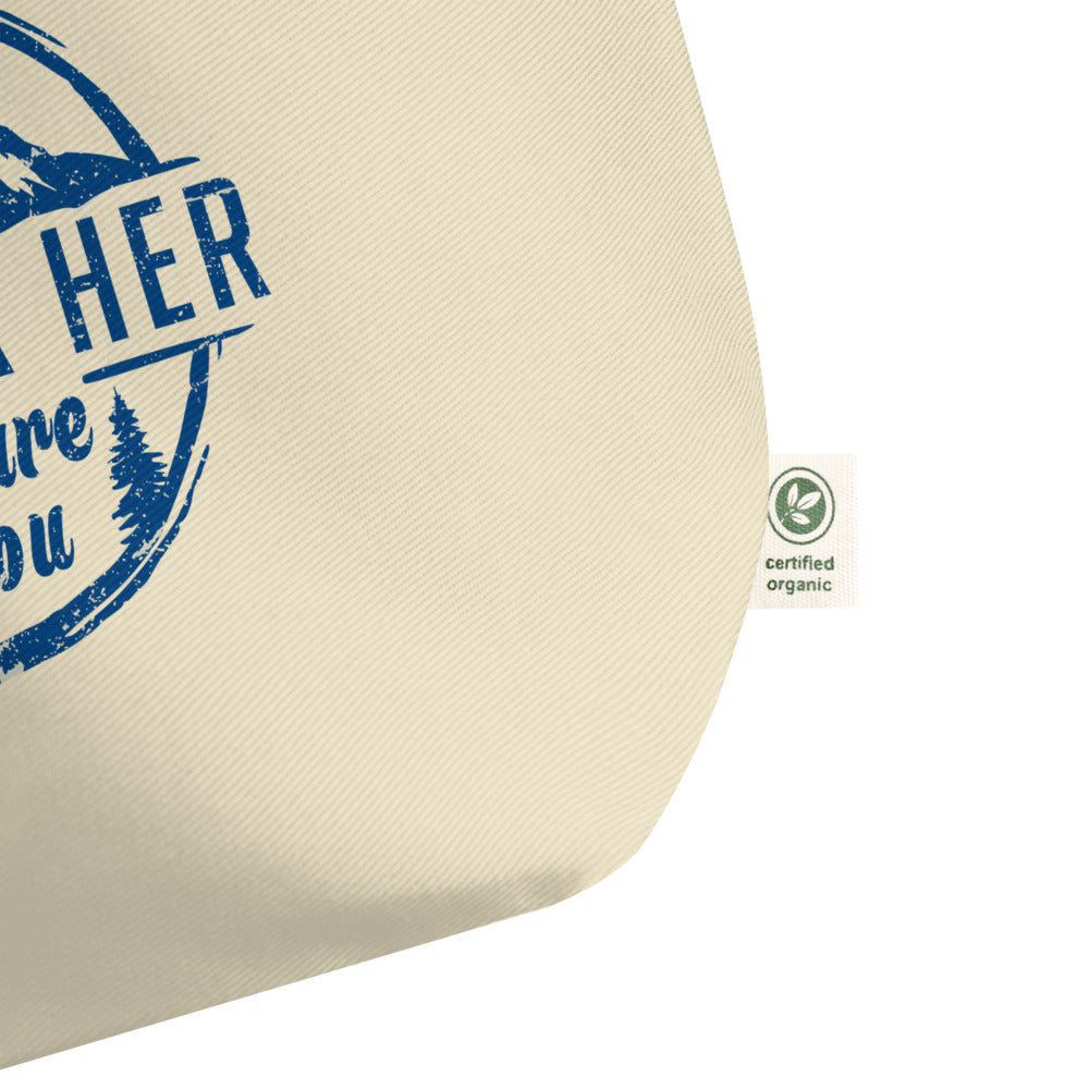 Climate Change Large Organic Cotton Tote Bag