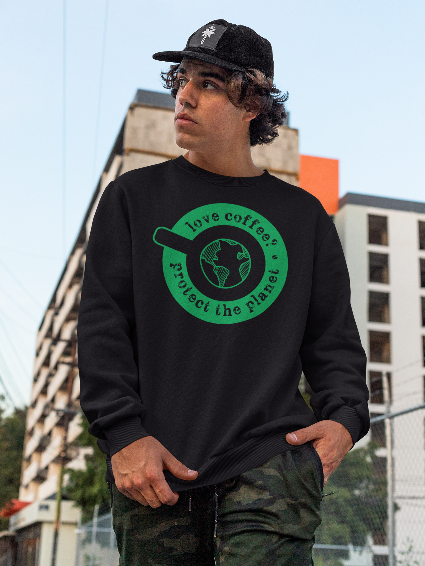 Coffee Lover Adult Crewneck Sweatshirt