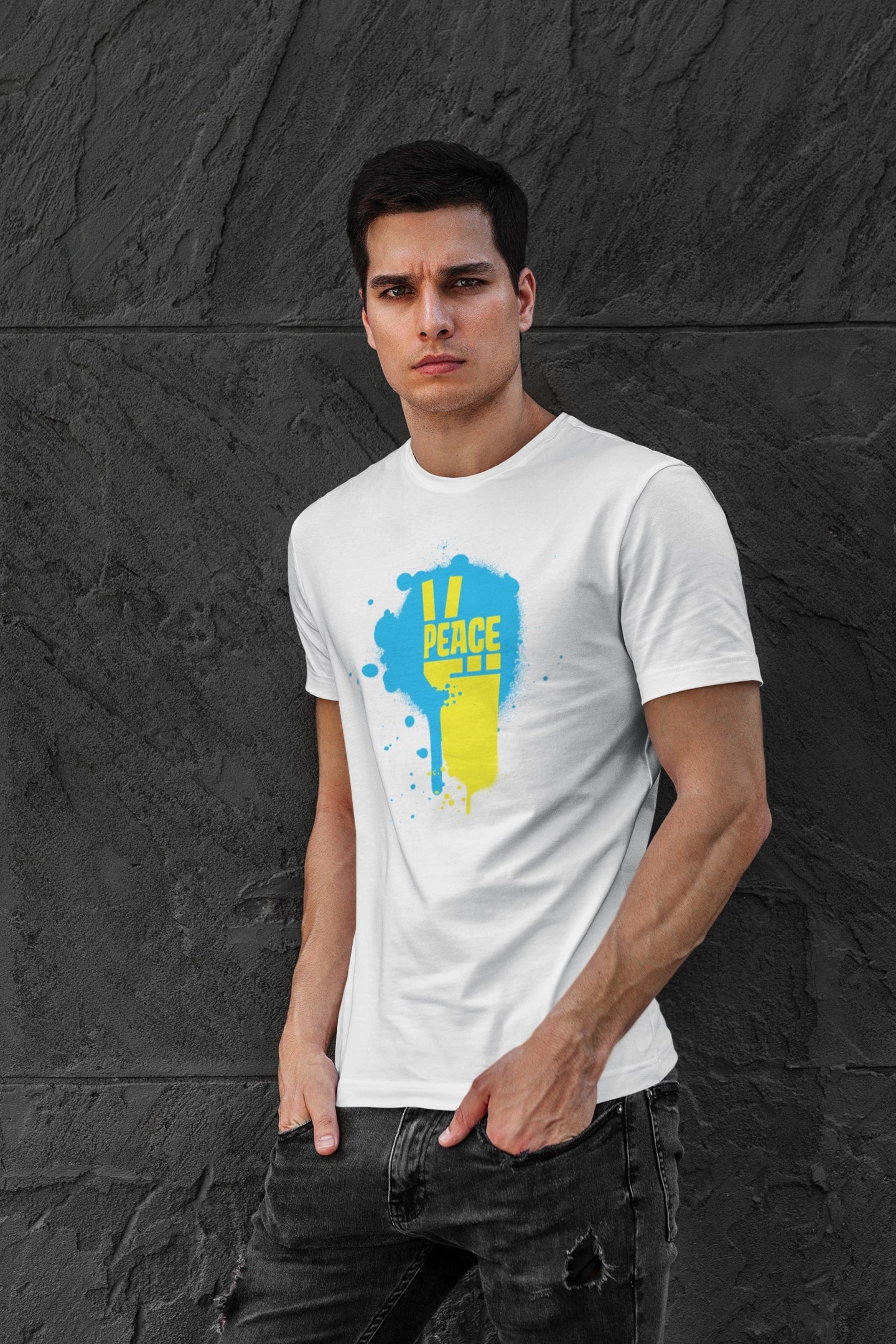 Peace for Ukraine Unisex Jersey Short Sleeve Shirt