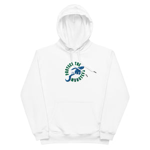 Open image in slideshow, Protect the Manatees Embroidered Sustainable Hoodie
