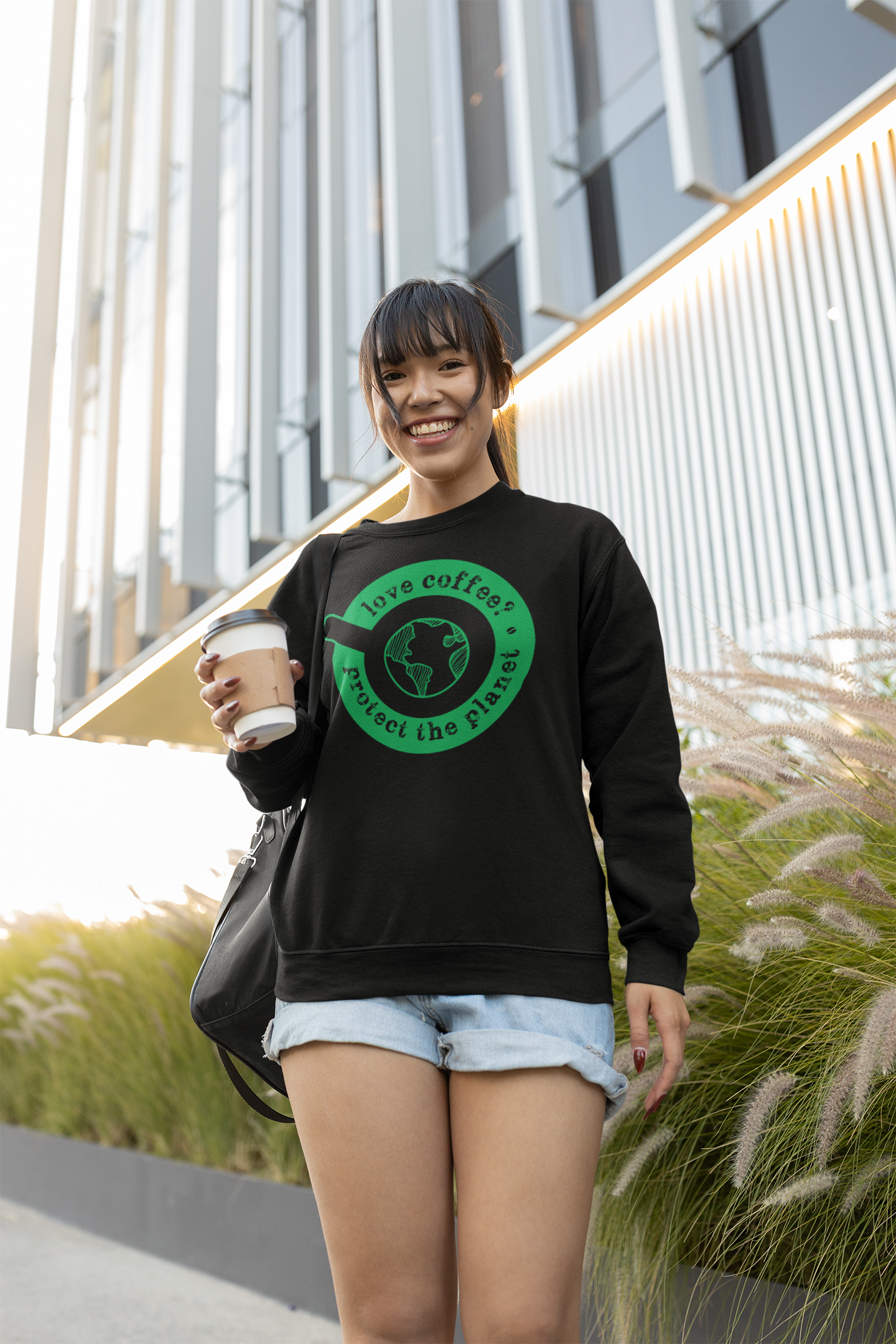 Coffee Lover Adult Crewneck Sweatshirt