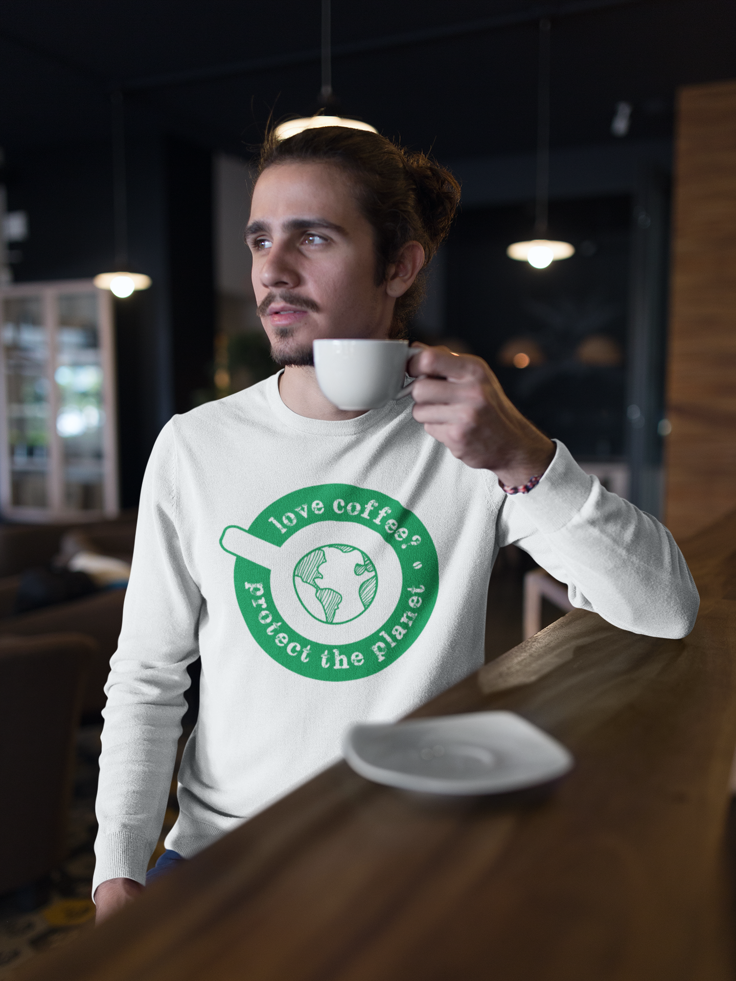 Coffee Lover Adult Crewneck Sweatshirt