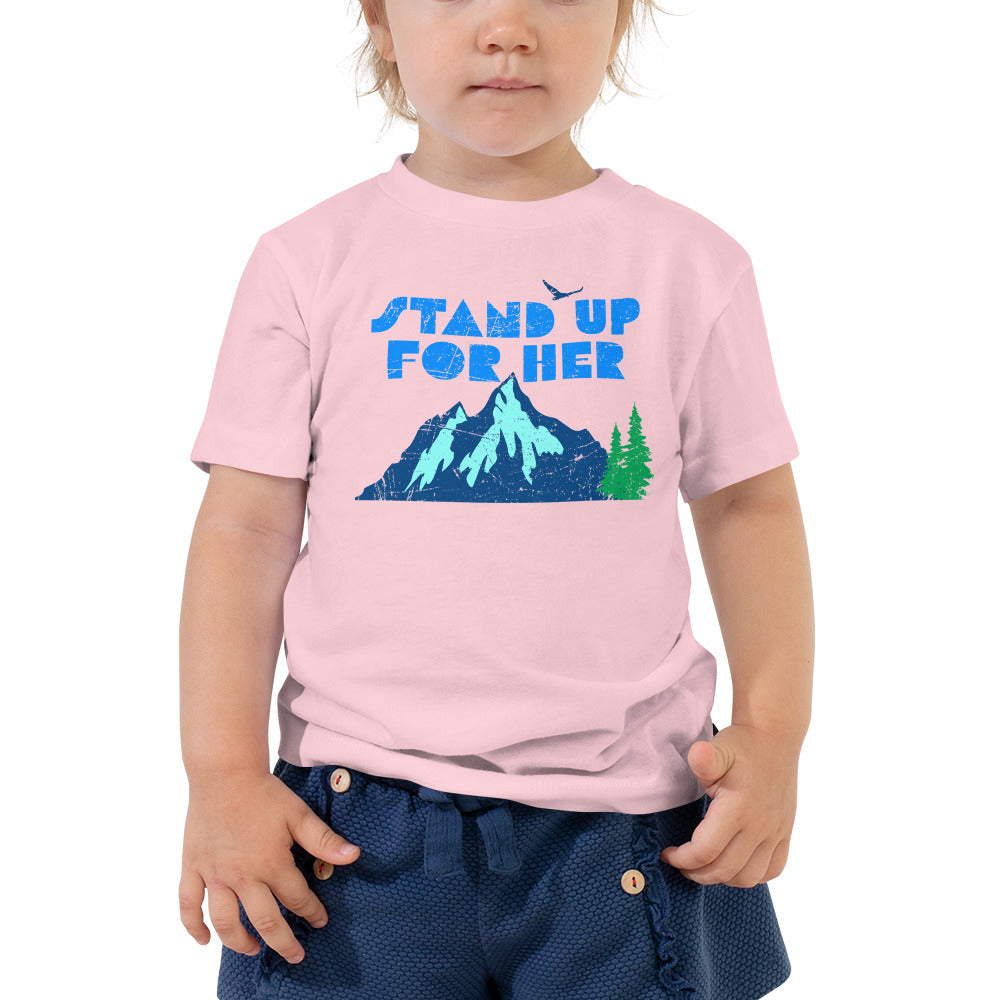 Stand Up For Planet Earth Toddler Short Sleeve T-Shirt