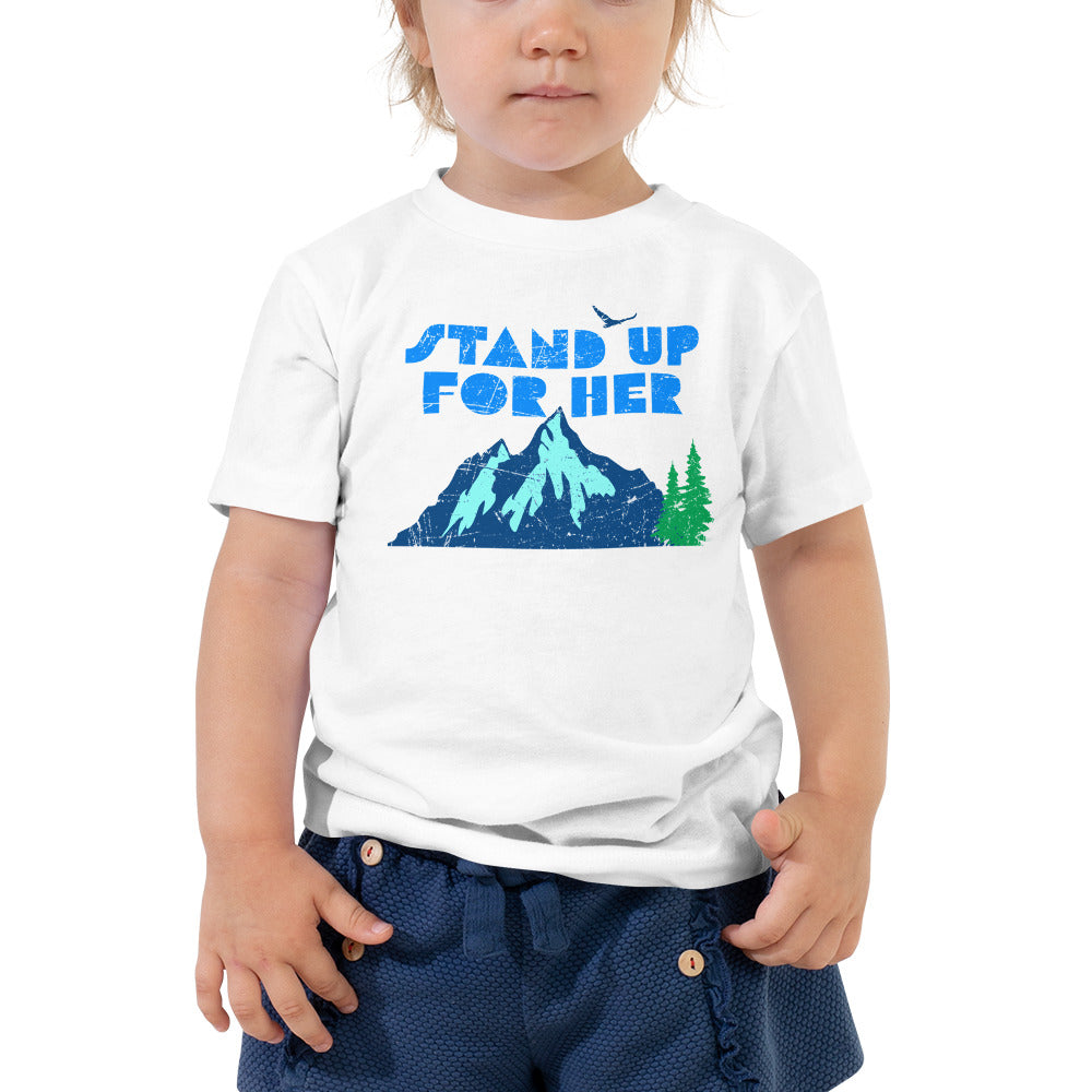Stand Up For Planet Earth Toddler Short Sleeve T-Shirt