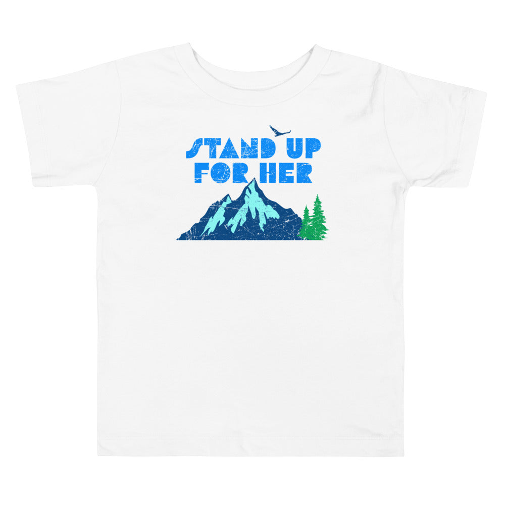 Stand Up For Planet Earth Toddler Short Sleeve T-Shirt