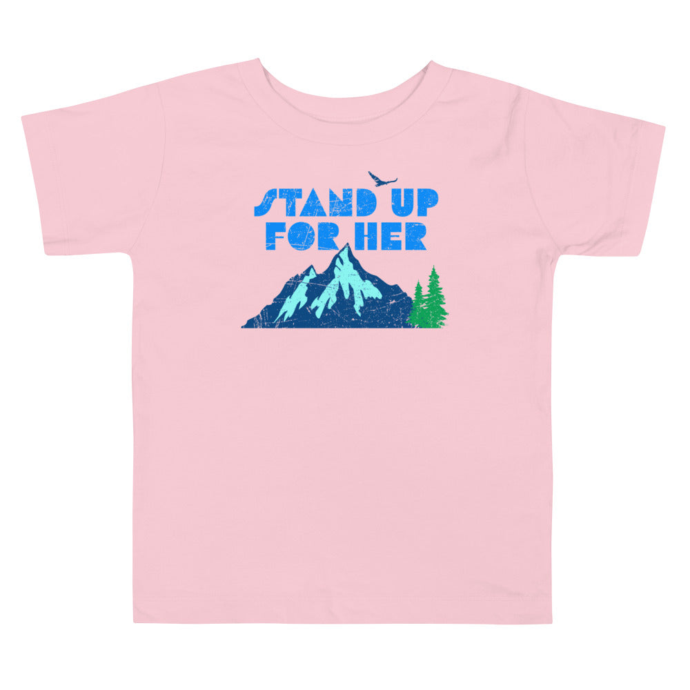 Stand Up For Planet Earth Toddler Short Sleeve T-Shirt