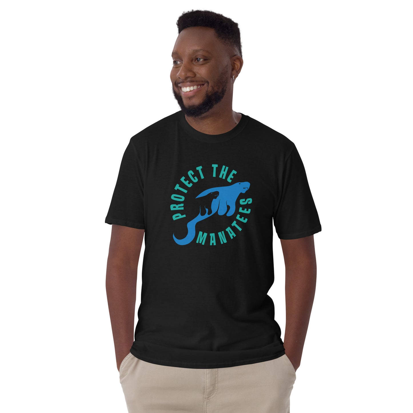 Protect the Manatees Short-Sleeve Unisex Graphic T-Shirt