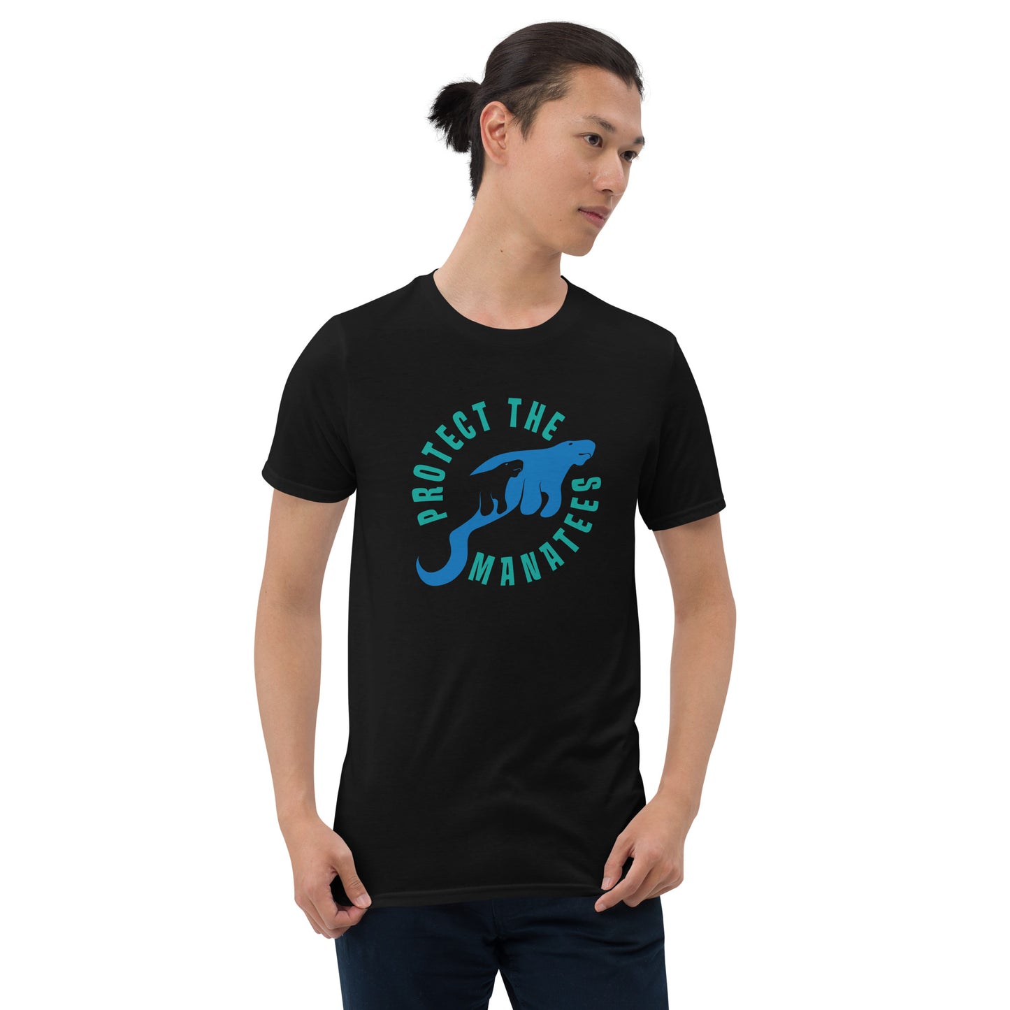 Protect the Manatees Short-Sleeve Unisex Graphic T-Shirt