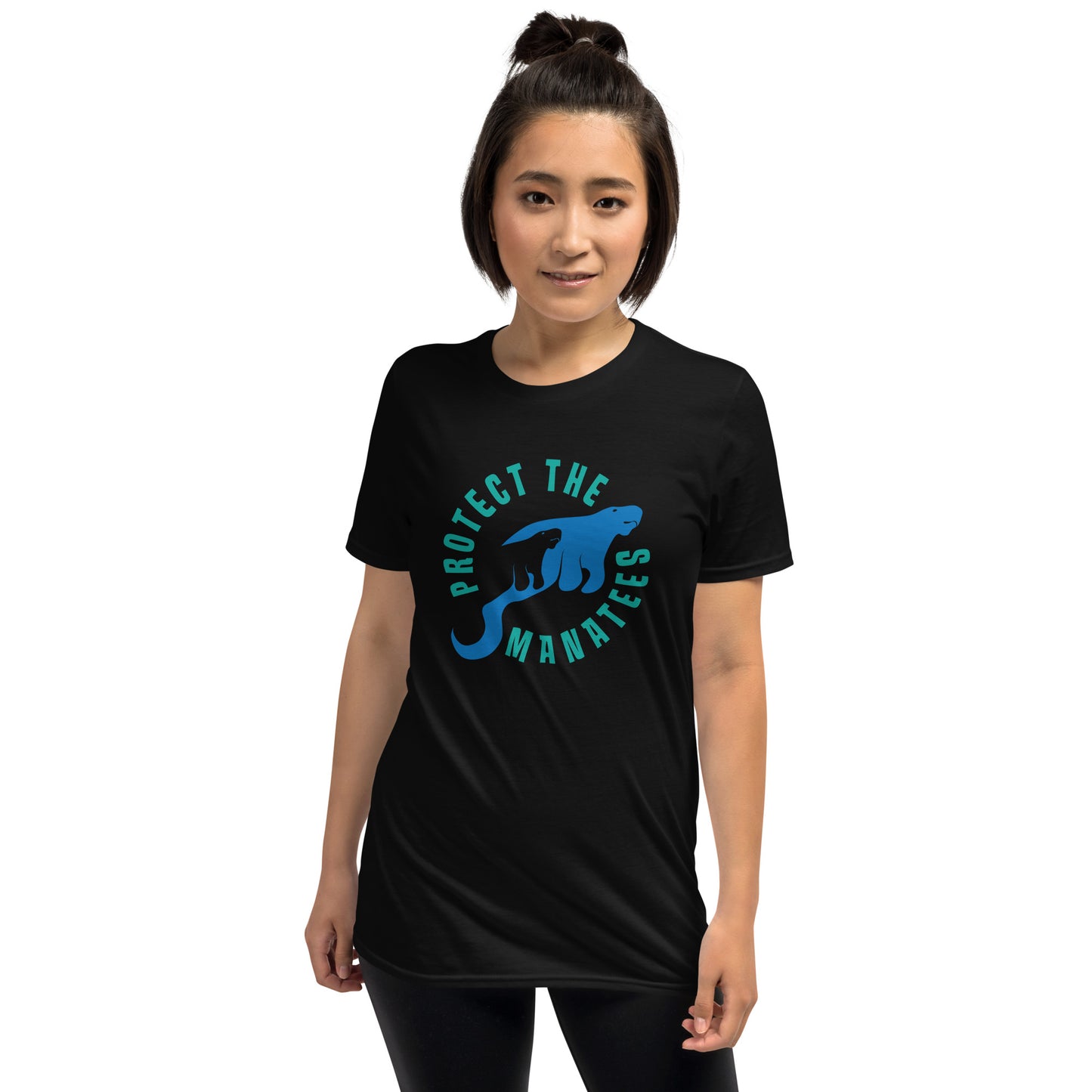 Protect the Manatees Short-Sleeve Unisex Graphic T-Shirt