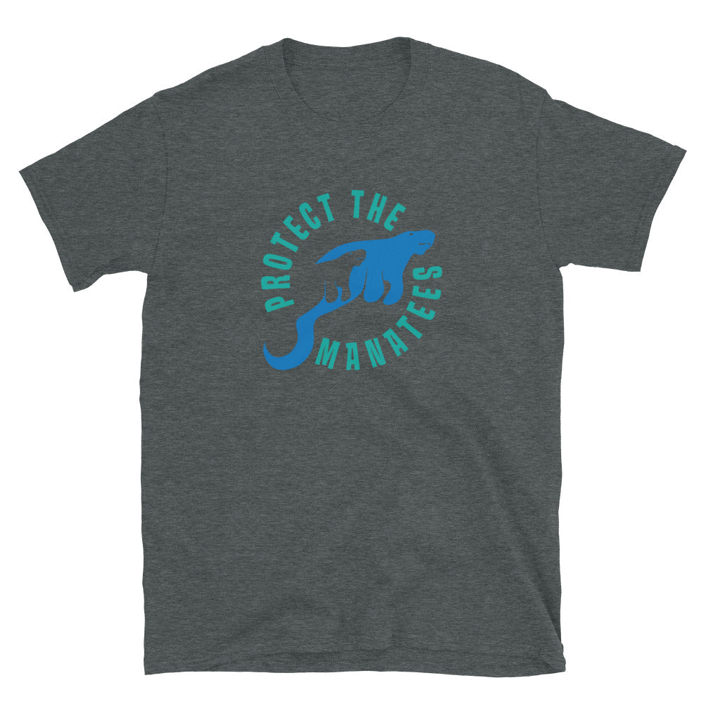 Protect the Manatees Short-Sleeve Unisex Graphic T-Shirt