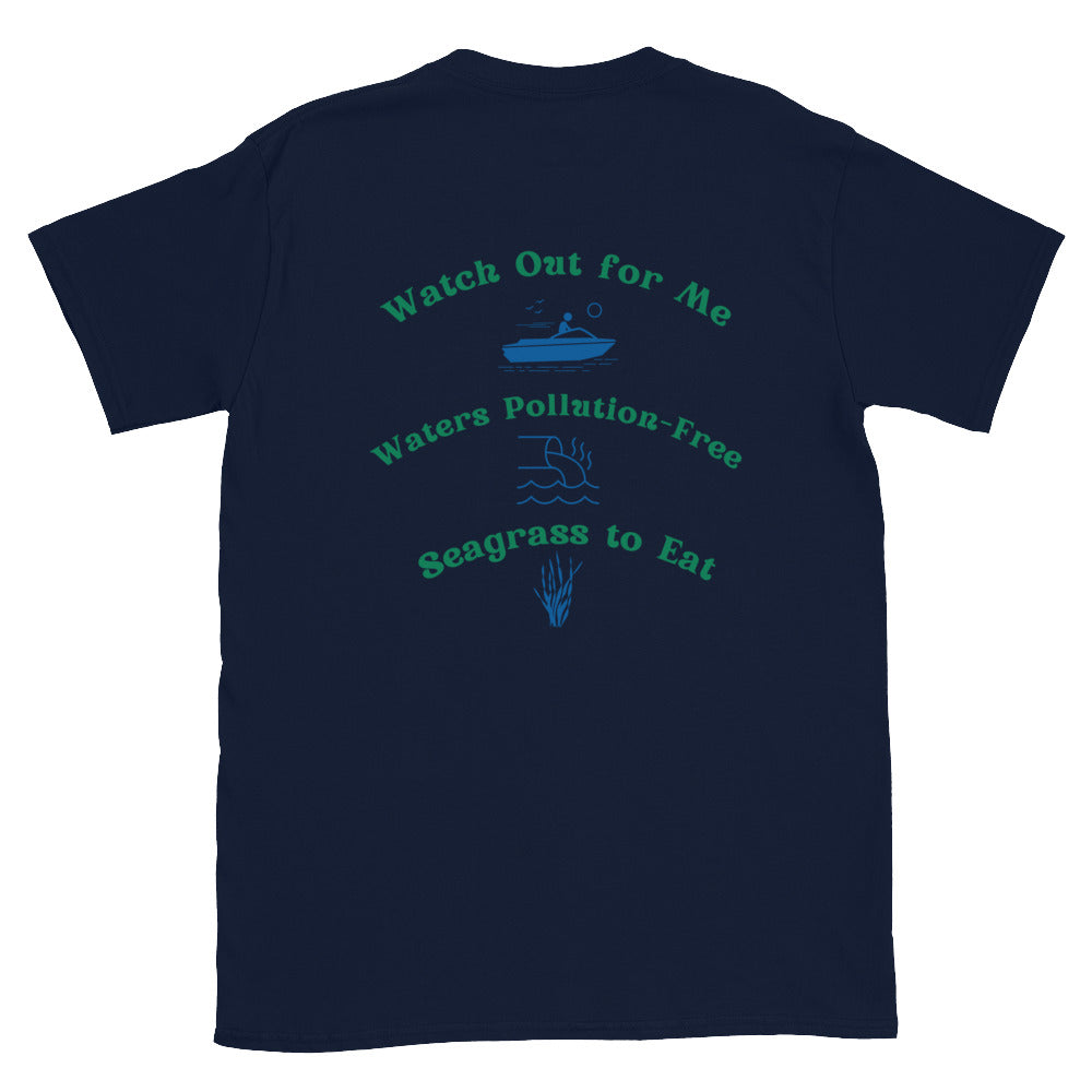 Protect the Manatees Short-Sleeve Unisex Graphic T-Shirt