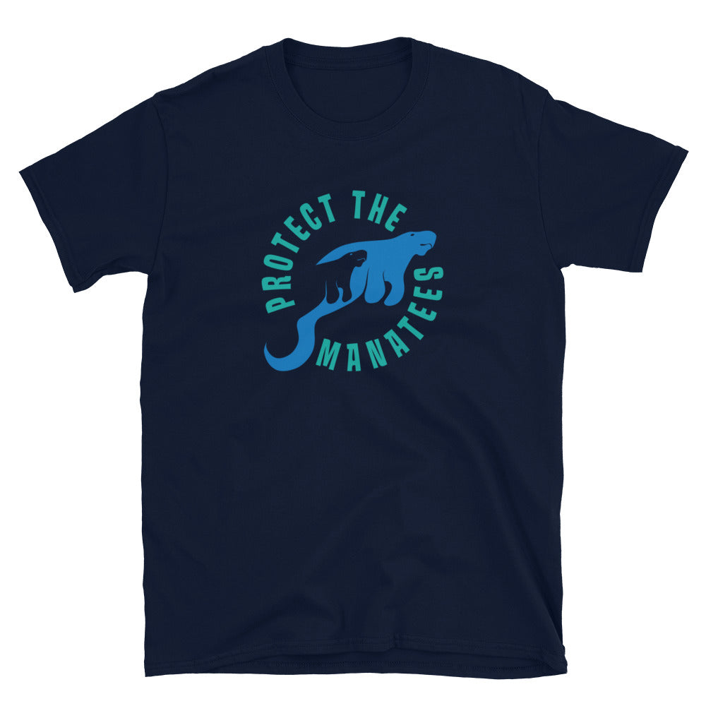 Protect the Manatees Short-Sleeve Unisex Graphic T-Shirt