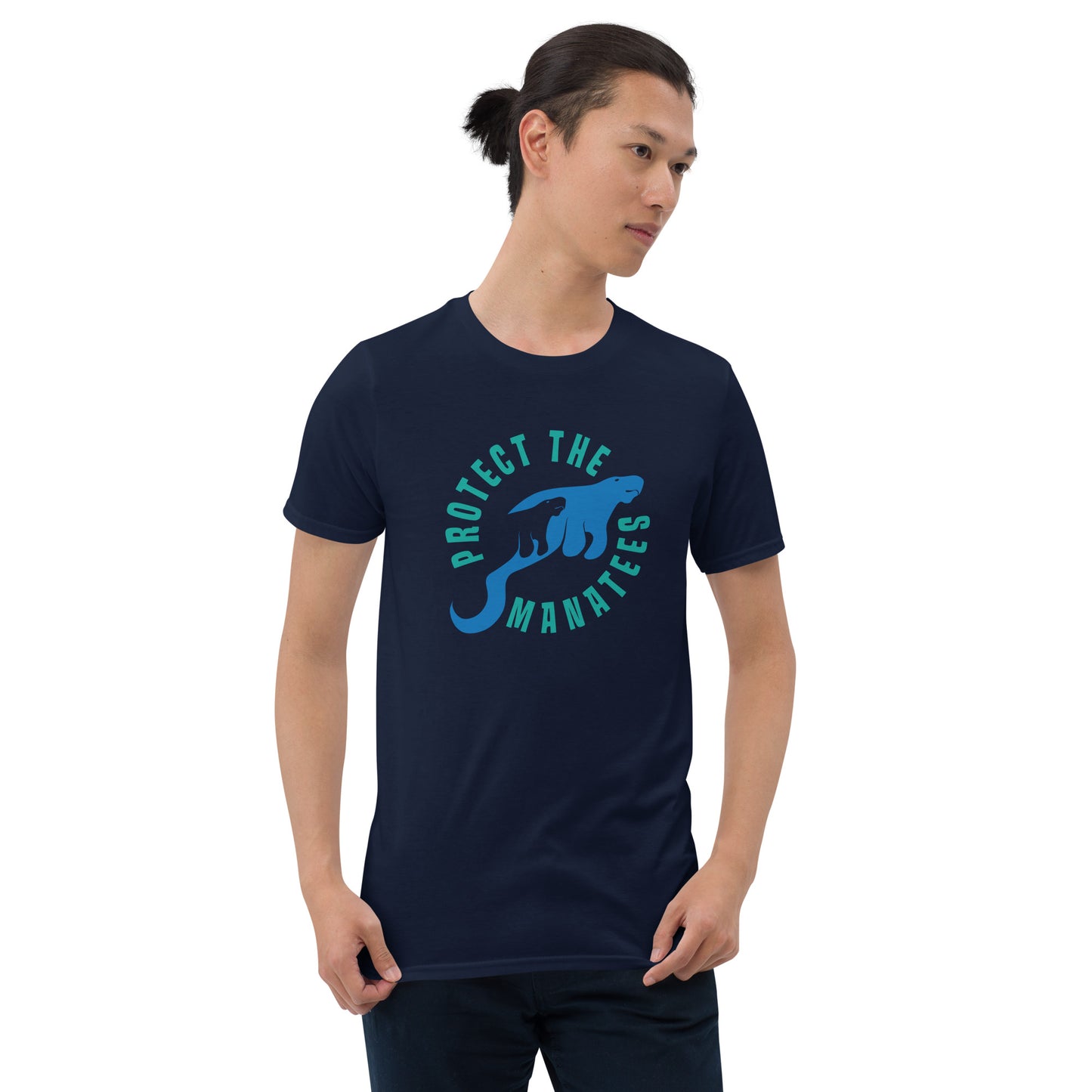 Protect the Manatees Short-Sleeve Unisex Graphic T-Shirt
