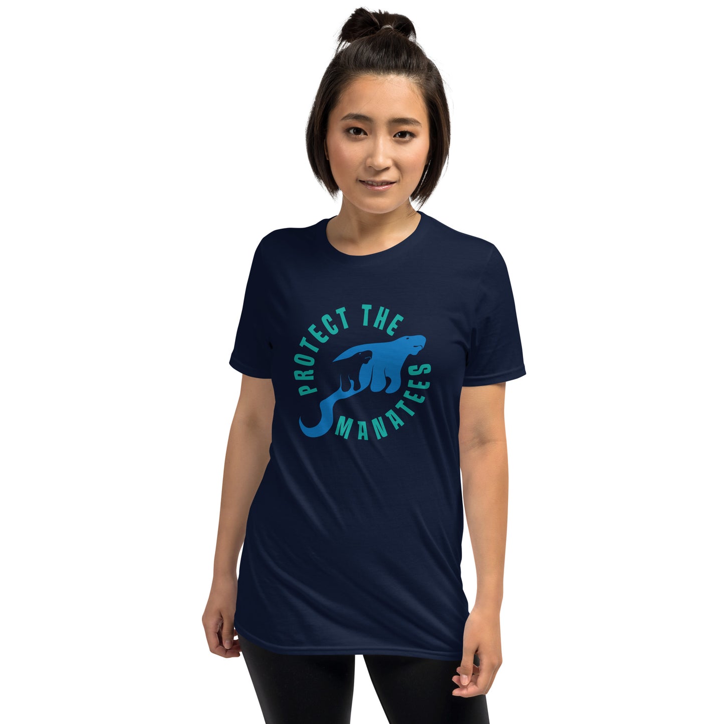 Protect the Manatees Short-Sleeve Unisex Graphic T-Shirt