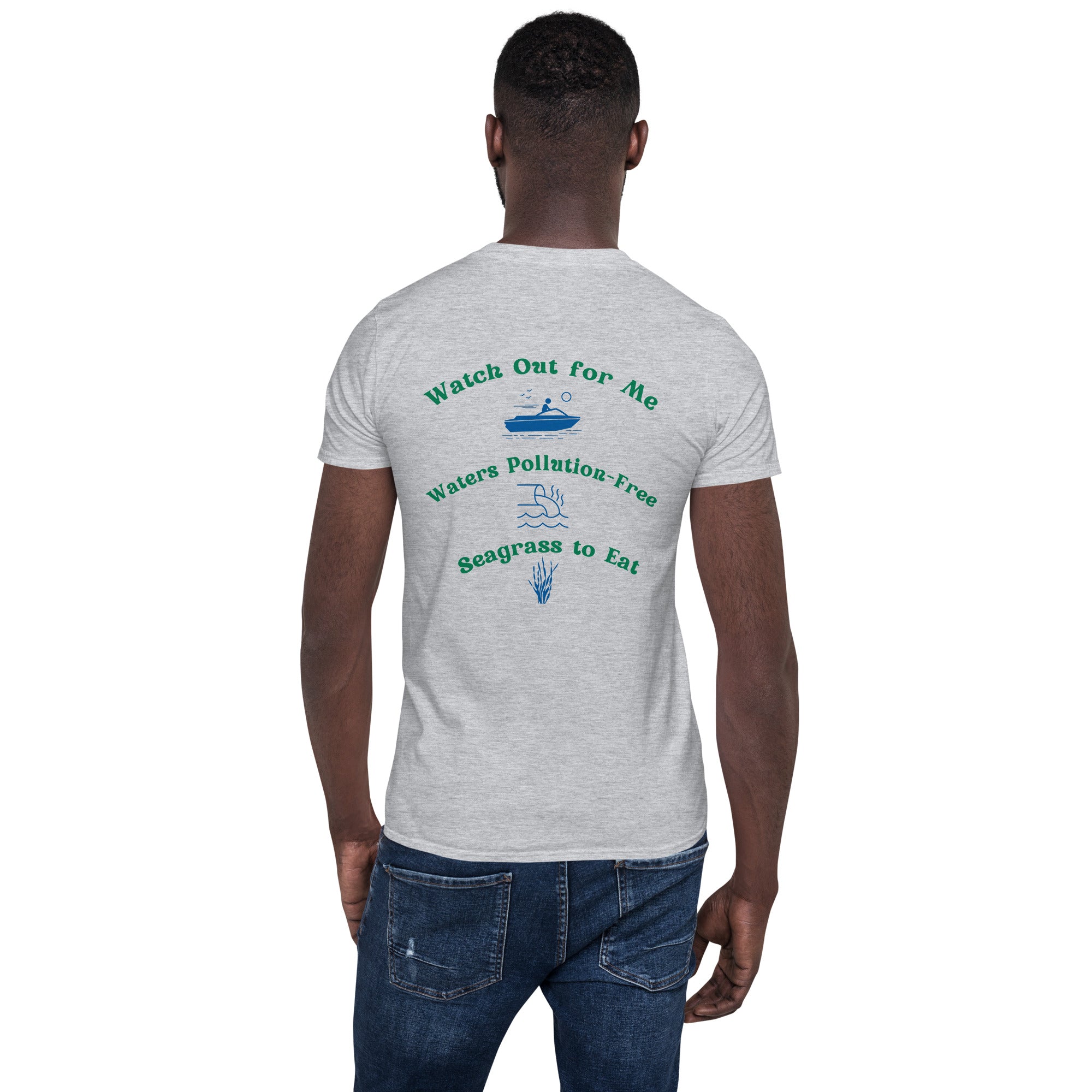 Protect the Manatees Short-Sleeve Unisex Graphic T-Shirt