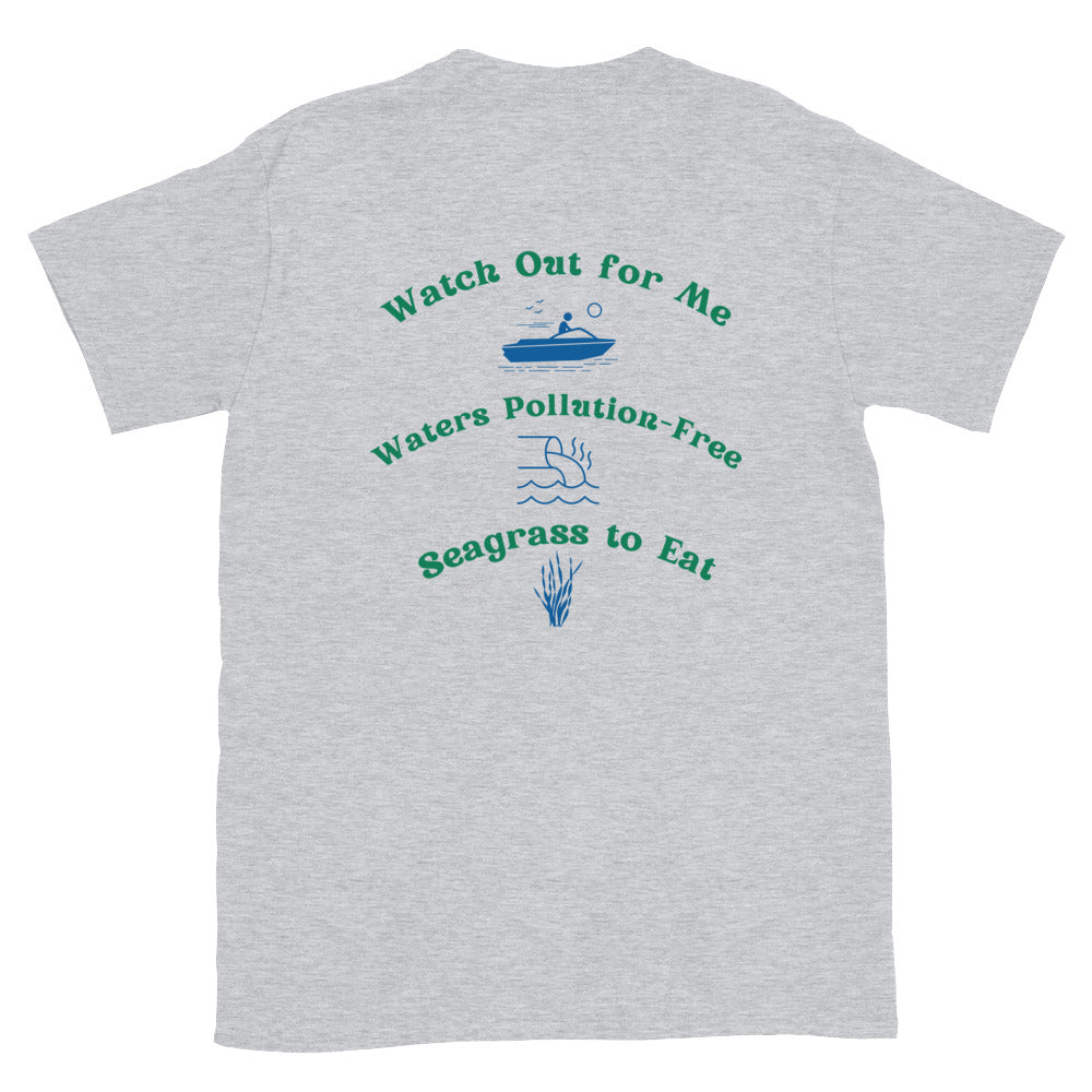 Protect the Manatees Short-Sleeve Unisex Graphic T-Shirt