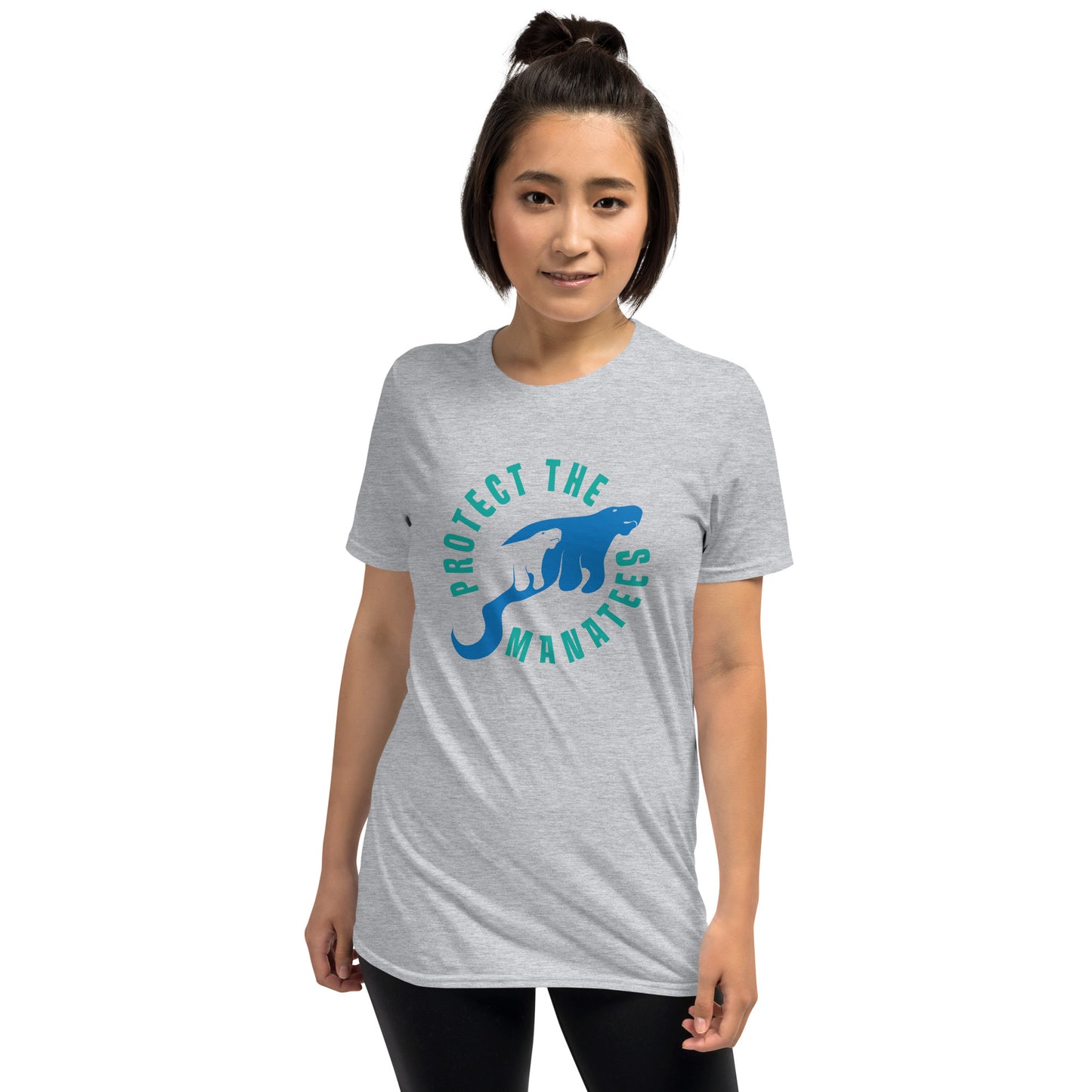 Protect the Manatees Short-Sleeve Unisex Graphic T-Shirt