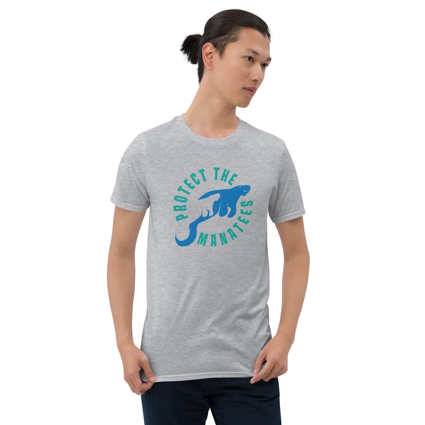 Protect the Manatees Short-Sleeve Unisex Graphic T-Shirt
