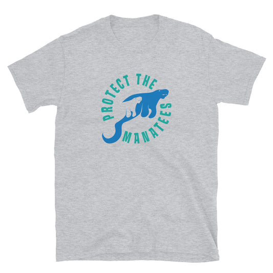 Protect the Manatees Short-Sleeve Unisex Graphic T-Shirt